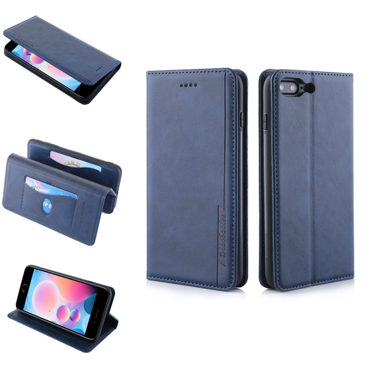 For iPhone SE 2022 / SE 2020 / 8 / 7 Diaobaolee Gemini Magnetic Buckle Horizontal Flip Leather Case with Holder & Card Slots