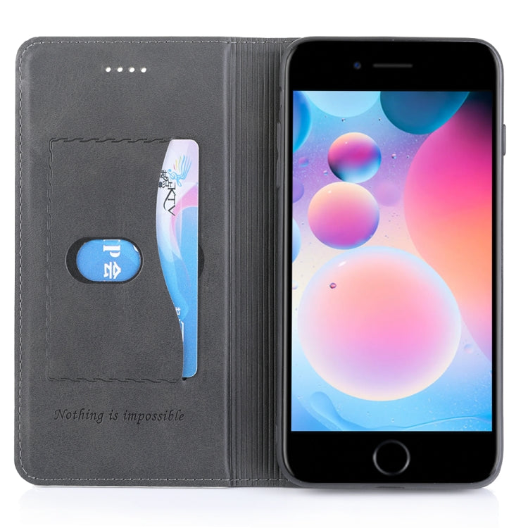 For iPhone 8 Plus / 7 Plus Diaobaolee Gemini Magnetic Buckle Horizontal Flip Leather Case with Holder & Card Slots