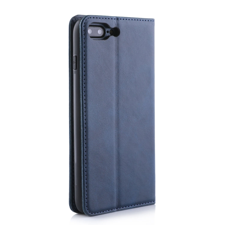 For iPhone 8 Plus / 7 Plus Diaobaolee Gemini Magnetic Buckle Horizontal Flip Leather Case with Holder & Card Slots