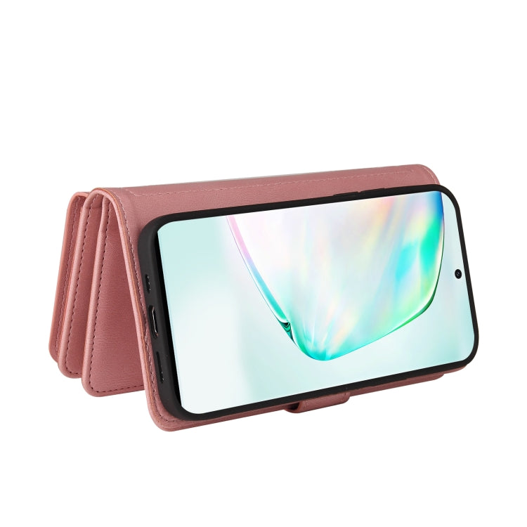 For Samsung Galaxy A91 / S10 Lite Skin Feel PU + TPU Horizontal Flip Leather Case with Holder & 15 Cards Slot & Wallet & Zipper Pocket & Lanyard