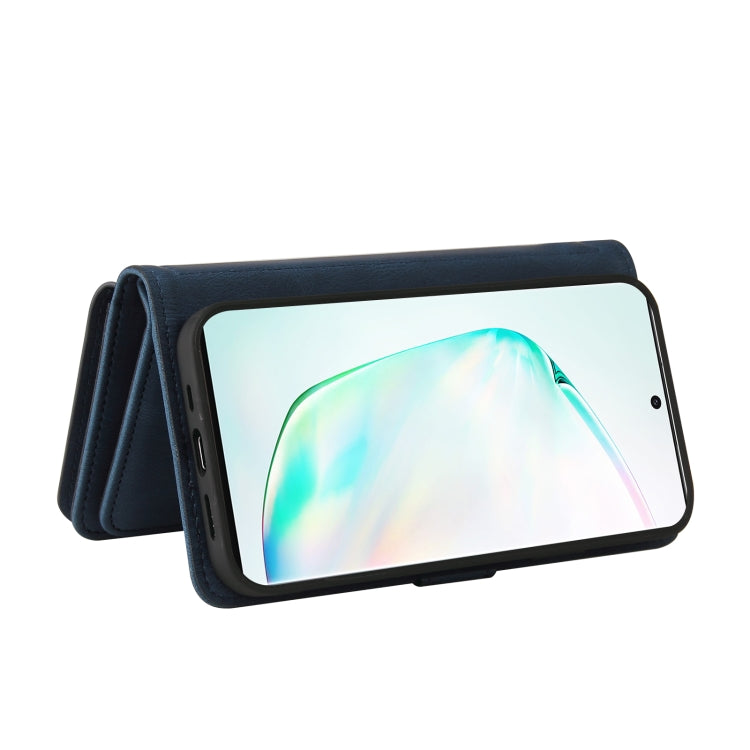 For Samsung Galaxy Note10+ Skin Feel PU + TPU Horizontal Flip Leather Case with Holder & 15 Cards Slot & Wallet & Zipper Pocket & Lanyard