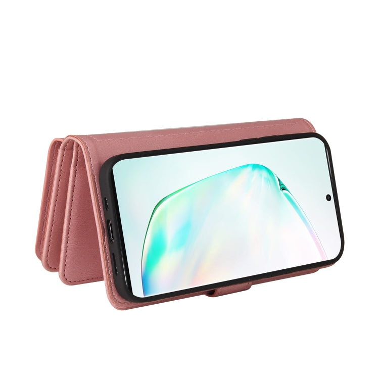 For Samsung Galaxy Note10+ Skin Feel PU + TPU Horizontal Flip Leather Case with Holder & 15 Cards Slot & Wallet & Zipper Pocket & Lanyard