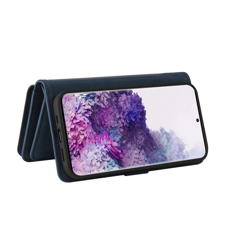 For Samsung Galaxy S20 Skin Feel PU + TPU Horizontal Flip Leather Case with Holder & 15 Cards Slot & Wallet & Zipper Pocket & Lanyard