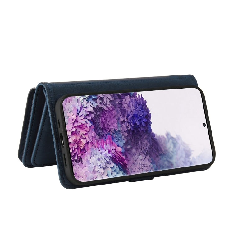 For Samsung Galaxy S20+ Skin Feel PU + TPU Horizontal Flip Leather Case with Holder & 15 Cards Slot & Wallet & Zipper Pocket & Lanyard