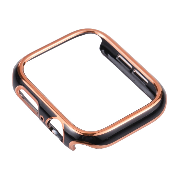 Dual-color Electroplating PC Protective Watch Case For Apple Watch Series 7 & 6 & SE & 5 & 4 44mm