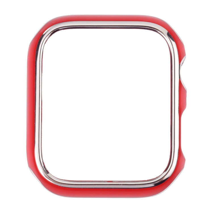 Dual-color Electroplating PC Protective Watch Case For Apple Watch Series 7 & 6 & SE & 5 & 4 44mm