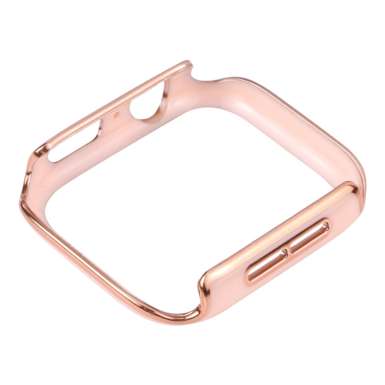 Dual-color Electroplating PC Protective Watch Case For Apple Watch Series 7 & 6 & SE & 5 & 4 44mm
