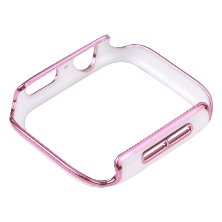 Dual-color Electroplating PC Protective Watch Case For Apple Watch Series 3 & 2 & 1 42mm