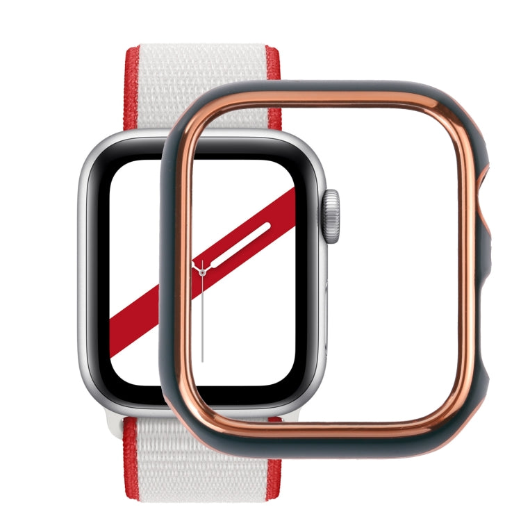 Dual-color Electroplating PC Protective Watch Case For Apple Watch Series 3 & 2 & 1 42mm