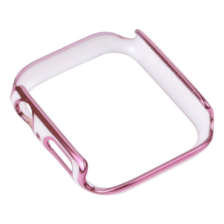 Dual-color Electroplating PC Protective Watch Case For Apple Watch Series 7 & 6 & SE & 5 & 4 40mm