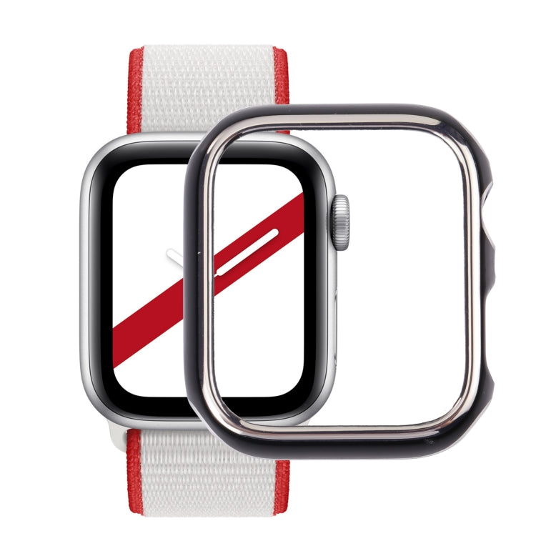 Dual-color Electroplating PC Protective Watch Case For Apple Watch Series 7 & 6 & SE & 5 & 4 40mm