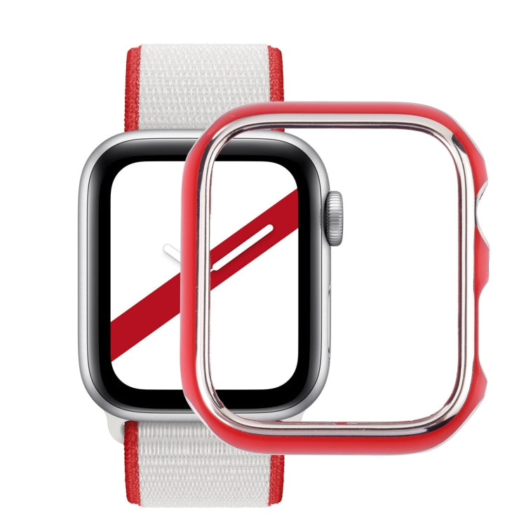 Dual-color Electroplating PC Protective Watch Case For Apple Watch Series 7 & 6 & SE & 5 & 4 40mm
