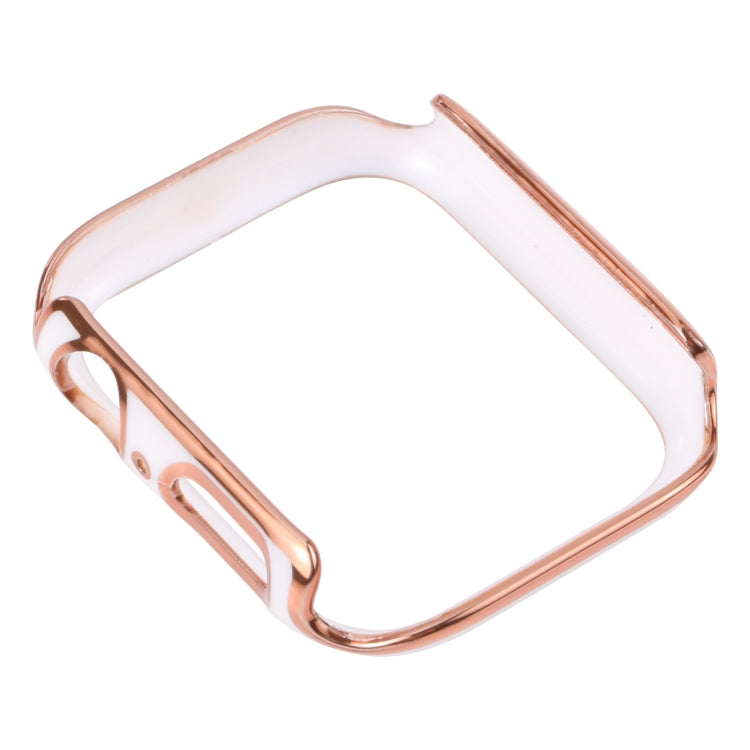 Dual-color Electroplating PC Protective Watch Case For Apple Watch Series 7 & 6 & SE & 5 & 4 40mm