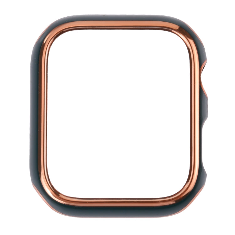 Dual-color Electroplating PC Protective Watch Case For Apple Watch Series 7 & 6 & SE & 5 & 4 40mm
