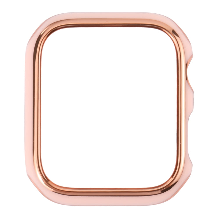 Dual-color Electroplating PC Protective Watch Case For Apple Watch Series 7 & 6 & SE & 5 & 4 40mm