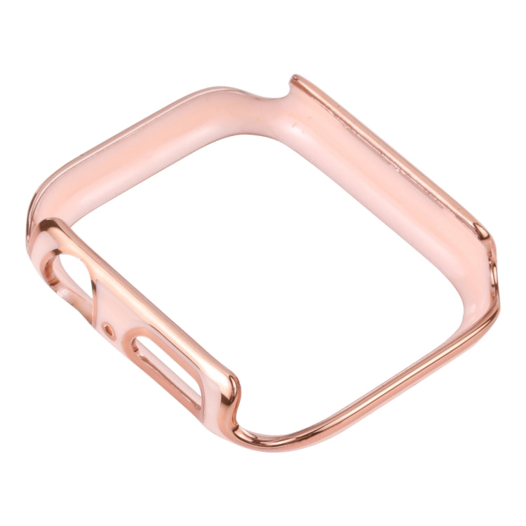 Dual-color Electroplating PC Protective Watch Case For Apple Watch Series 7 & 6 & SE & 5 & 4 40mm
