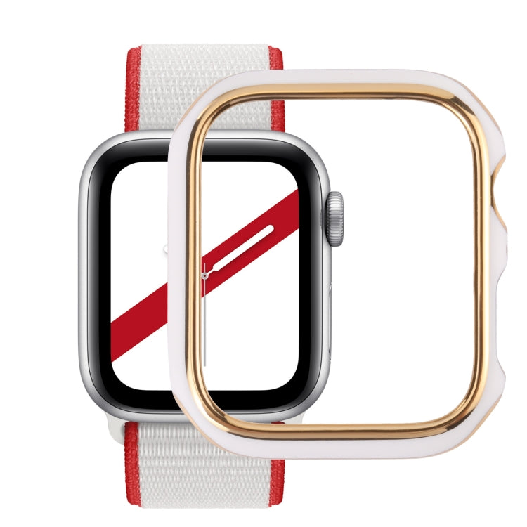 Dual-color Electroplating PC Protective Watch Case For Apple Watch Series 7 & 6 & SE & 5 & 4 40mm
