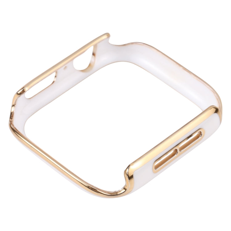 Dual-color Electroplating PC Protective Watch Case For Apple Watch Series 7 & 6 & SE & 5 & 4 40mm