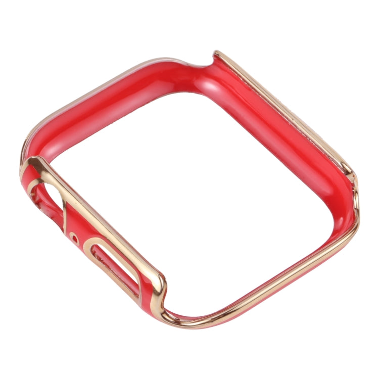 Dual-color Electroplating PC Protective Watch Case For Apple Watch Series 7 & 6 & SE & 5 & 4 40mm