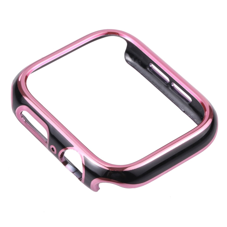 Dual-color Electroplating PC Protective Watch Case For Apple Watch Series 7 & 6 & SE & 5 & 4 40mm