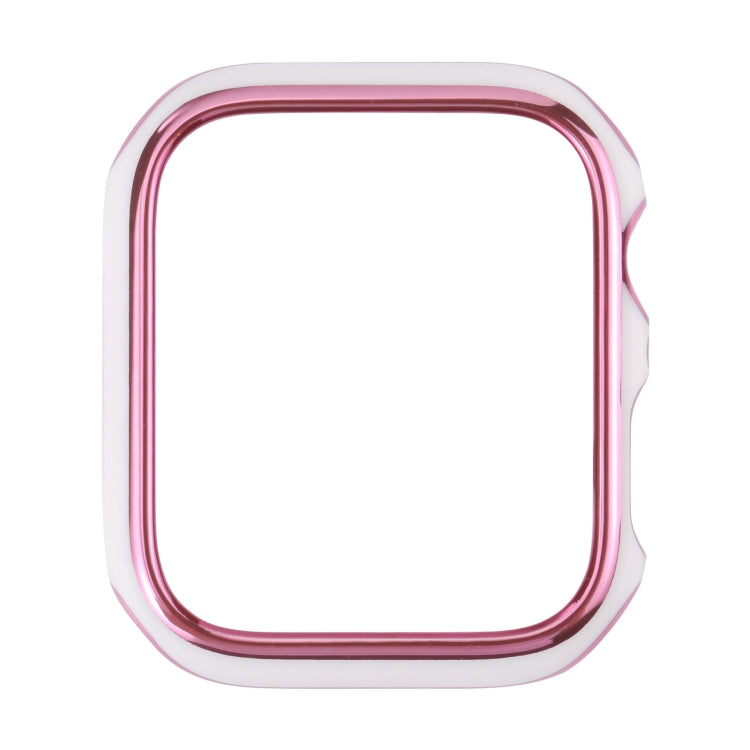 Dual-color Electroplating PC Protective Watch Case For Apple Watch Series 3 & 2 & 1 38mm