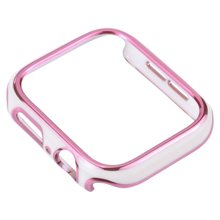Dual-color Electroplating PC Protective Watch Case For Apple Watch Series 3 & 2 & 1 38mm