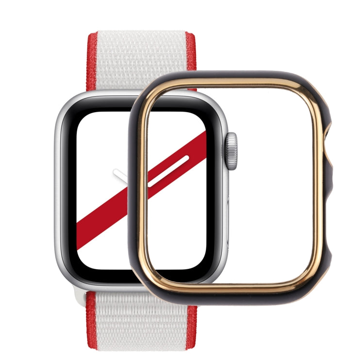 Dual-color Electroplating PC Protective Watch Case For Apple Watch Series 3 & 2 & 1 38mm