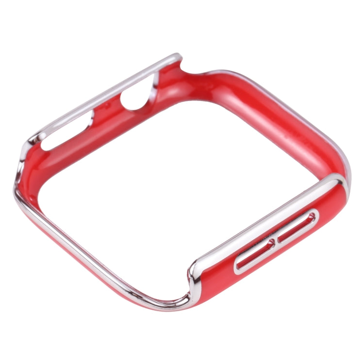 Dual-color Electroplating PC Protective Watch Case For Apple Watch Series 3 & 2 & 1 38mm