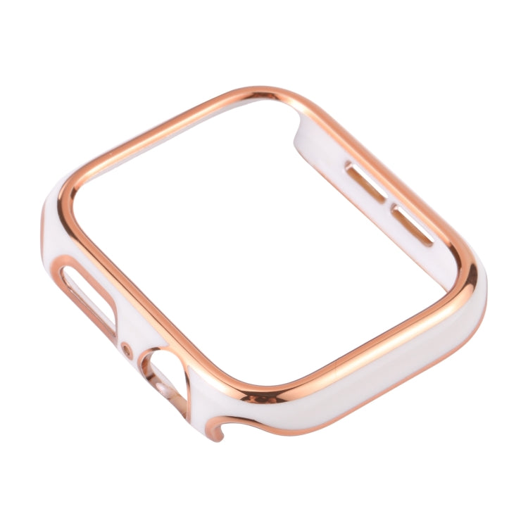 Dual-color Electroplating PC Protective Watch Case For Apple Watch Series 3 & 2 & 1 38mm
