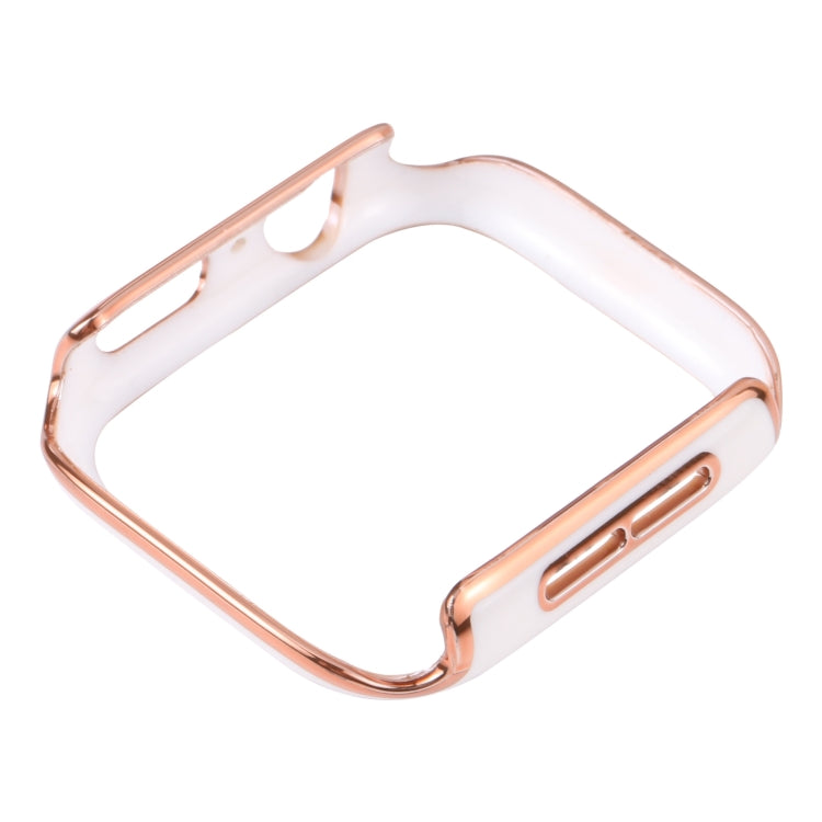 Dual-color Electroplating PC Protective Watch Case For Apple Watch Series 3 & 2 & 1 38mm