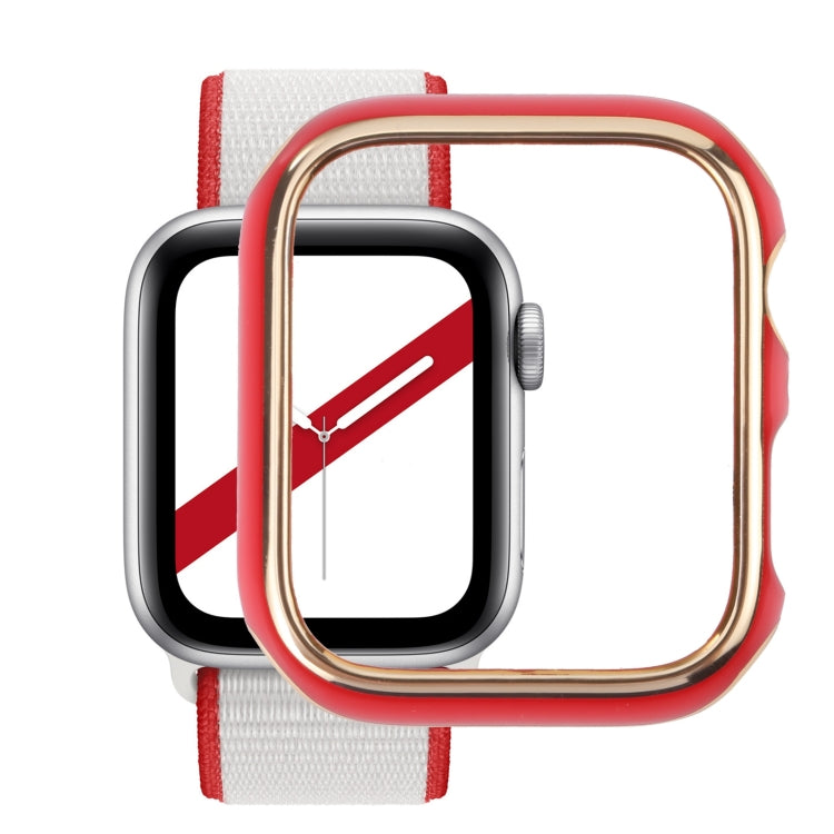 Dual-color Electroplating PC Protective Watch Case For Apple Watch Series 3 & 2 & 1 38mm