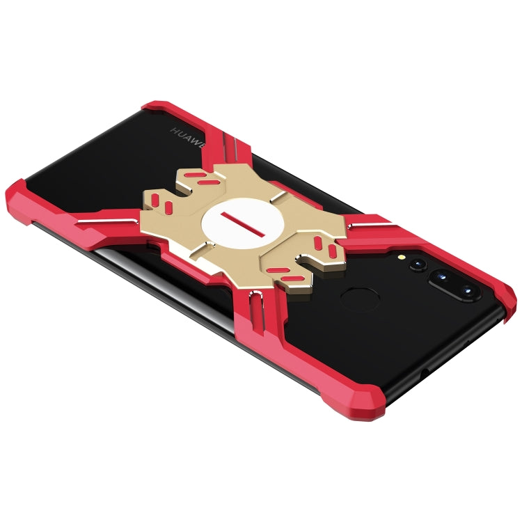 For Huawei Nova 4 Hero Series Anti-fall Wear-resistant Metal Protective Case with Bracket