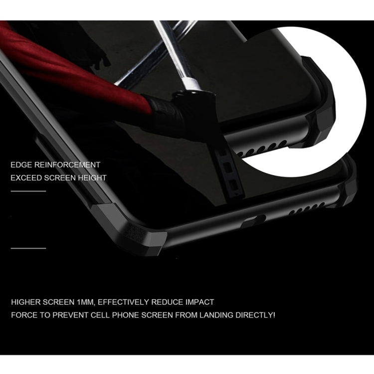 For Huawei Nova 4 Hero Series Anti-fall Wear-resistant Metal Protective Case with Bracket