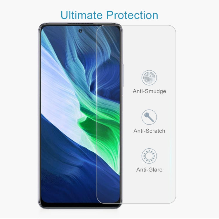 For Infinix Note 10 Pro NFC/10 Pro/10 10 PCS 0.26mm 9H 2.5D Tempered Glass Film