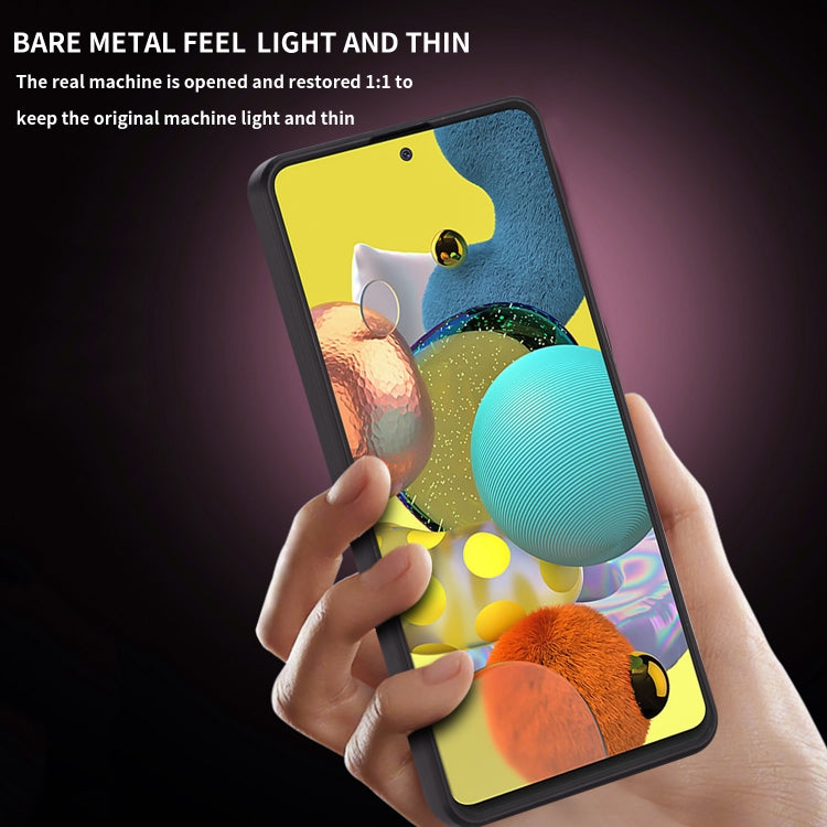 For Samsung Galaxy A71 Warrior Armor Sliding Camera Cover Design TPU + PC Shockproof Case with Ring Holder