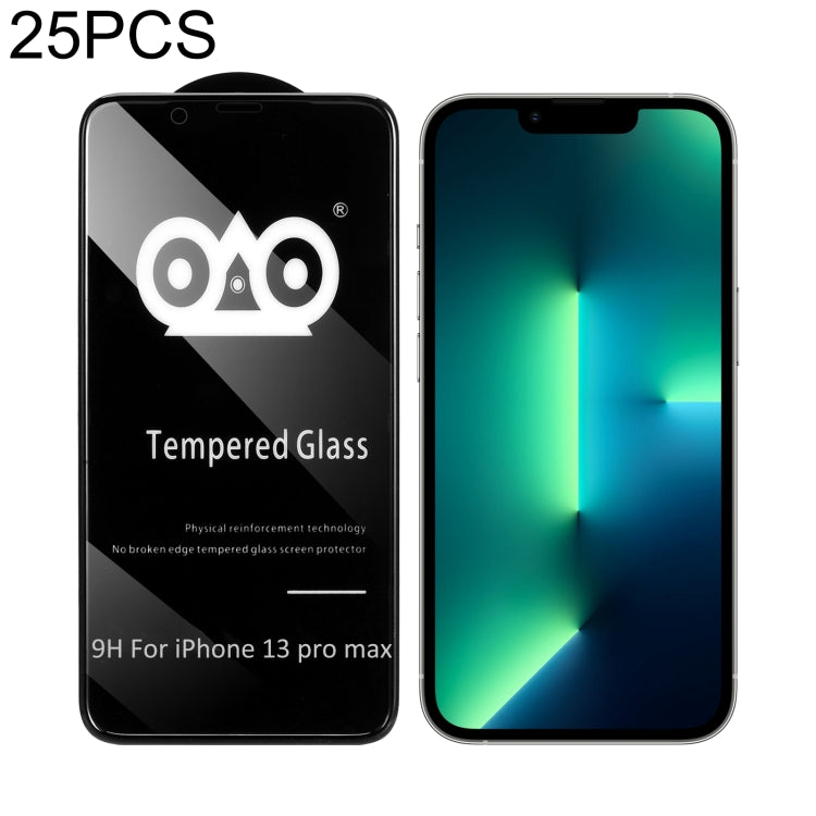 For iPhone 13 Pro Max 25pcs Shockproof Anti-breaking Edge Airbag Tempered Glass Film