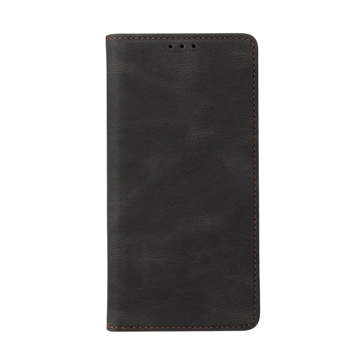 For iPhone 13 Pro Max Simple Suction Closure Horizontal Flip Leather Case with Holder & Card Slot & Wallet