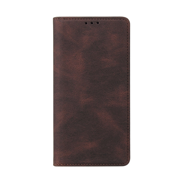 For iPhone 13 Pro Max Simple Suction Closure Horizontal Flip Leather Case with Holder & Card Slot & Wallet