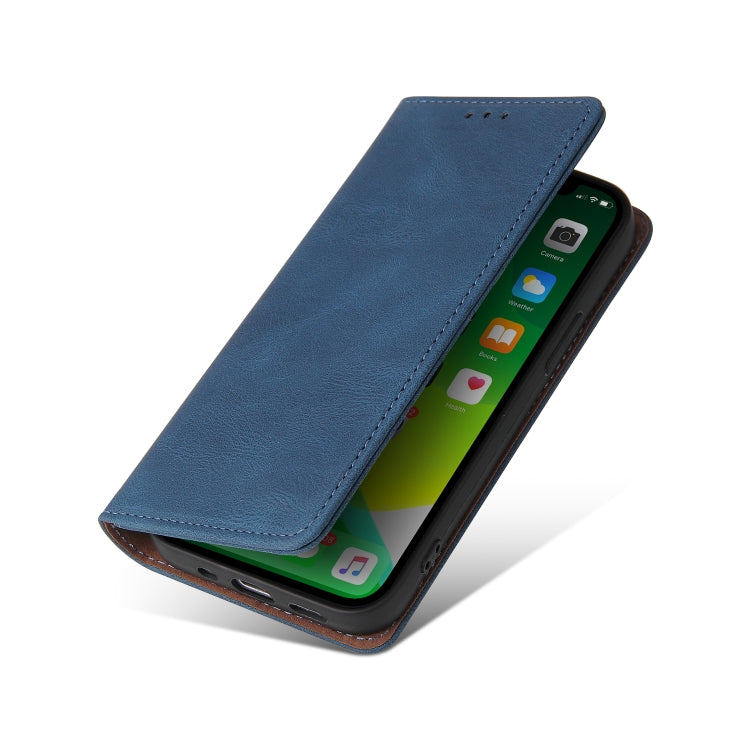 For iPhone 13 mini Simple Suction Closure Horizontal Flip Leather Case with Holder & Card Slot & Wallet