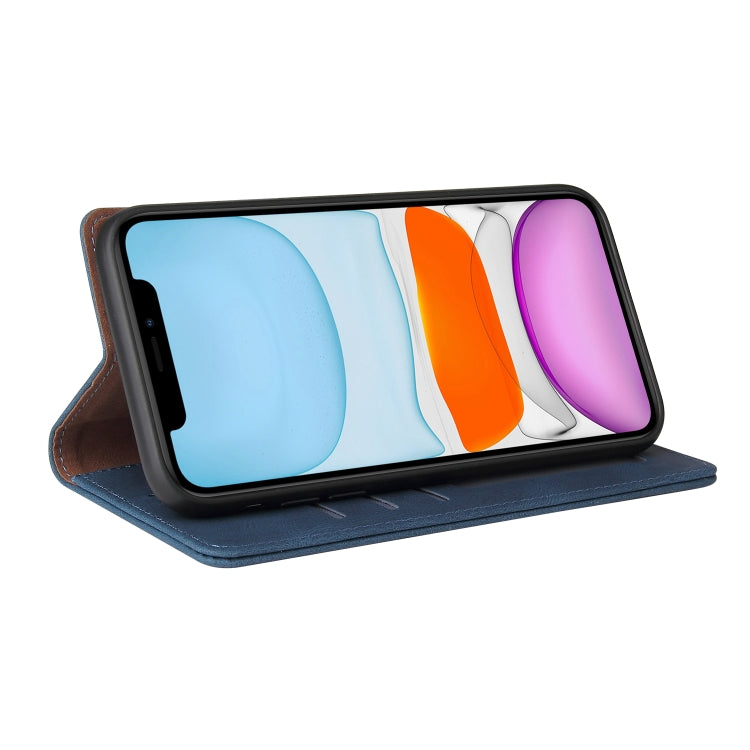 Simple Suction Closure Horizontal Flip Leather Case with Holder & Card Slot & Wallet For iPhone 11