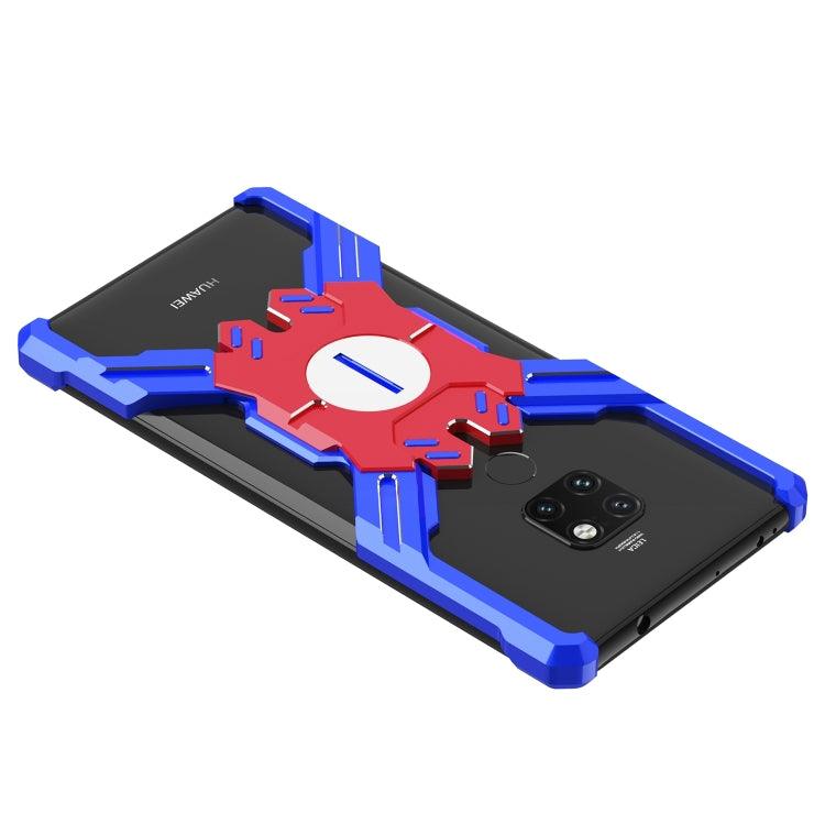 For Huawei Mate 20 Hero Series Anti-fall Wear-resistant Metal Protective Case with Bracket