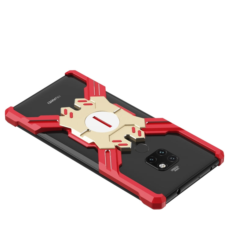 For Huawei Mate 20 Hero Series Anti-fall Wear-resistant Metal Protective Case with Bracket