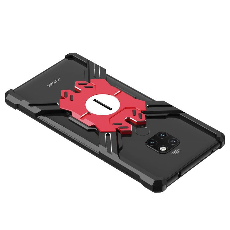 For Huawei Mate 20 Hero Series Anti-fall Wear-resistant Metal Protective Case with Bracket