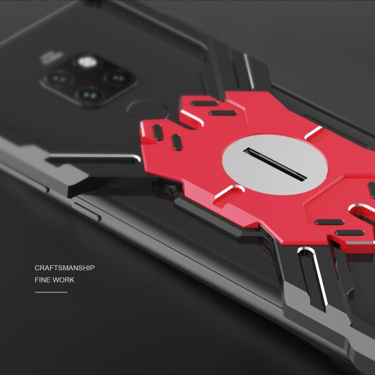 For Huawei Mate 20 Hero Series Anti-fall Wear-resistant Metal Protective Case with Bracket