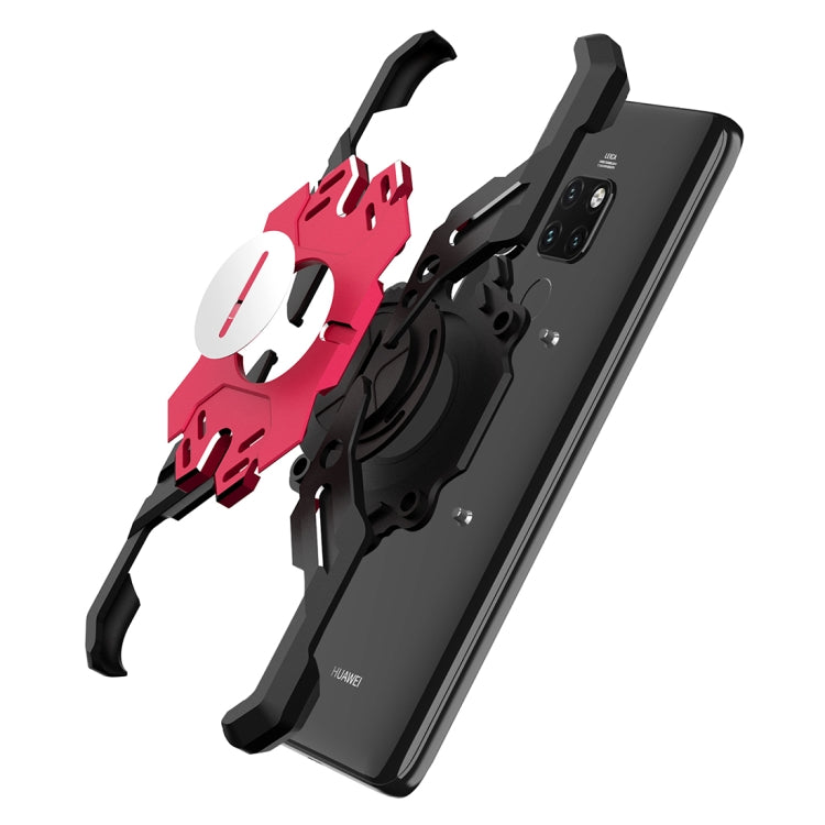 For Huawei Mate 20 Pro Hero Series Anti-fall Wear-resistant Metal Protective Case with Bracket
