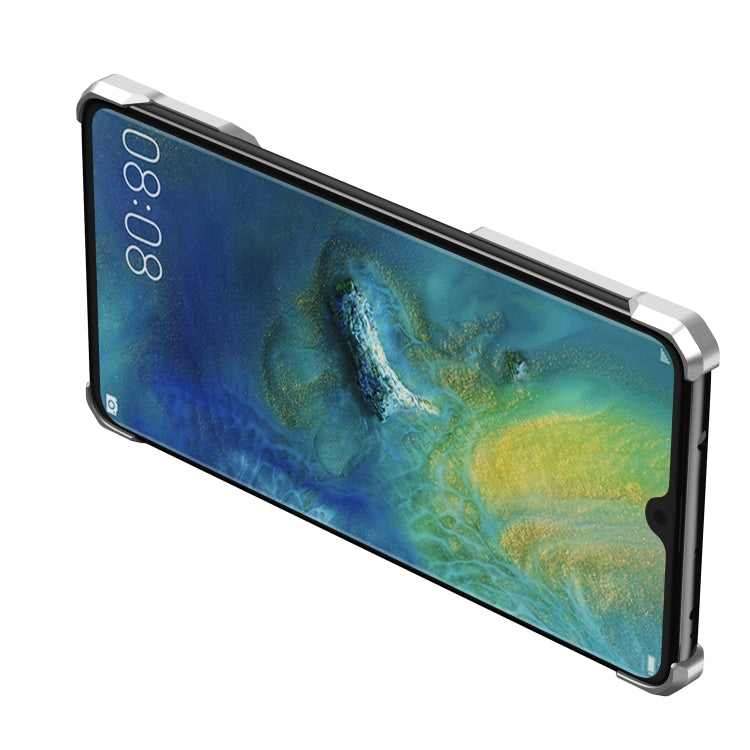 For Huawei Mate 20 Pro Hero Series Anti-fall Wear-resistant Metal Protective Case with Bracket