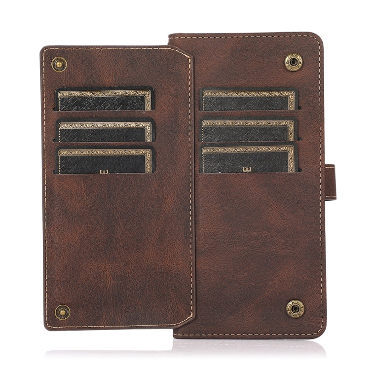 PU + TPU Horizontal Flip Leather Case with Holder & Card Slot & Wallet & Lanyard For iPhone 8 Plus & 7 Plus