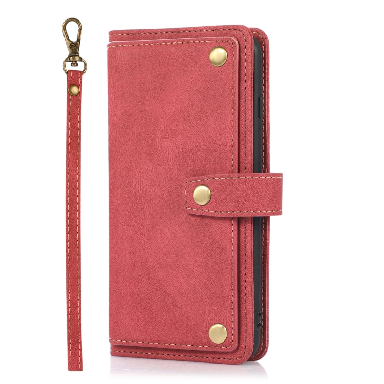 PU + TPU Horizontal Flip Leather Case with Holder & Card Slot & Wallet & Lanyard For iPhone 8 Plus & 7 Plus
