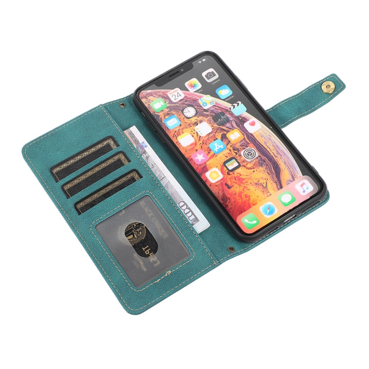 For iPhone X / XS PU + TPU Horizontal Flip Leather Case with Holder & Card Slot & Wallet & Lanyard