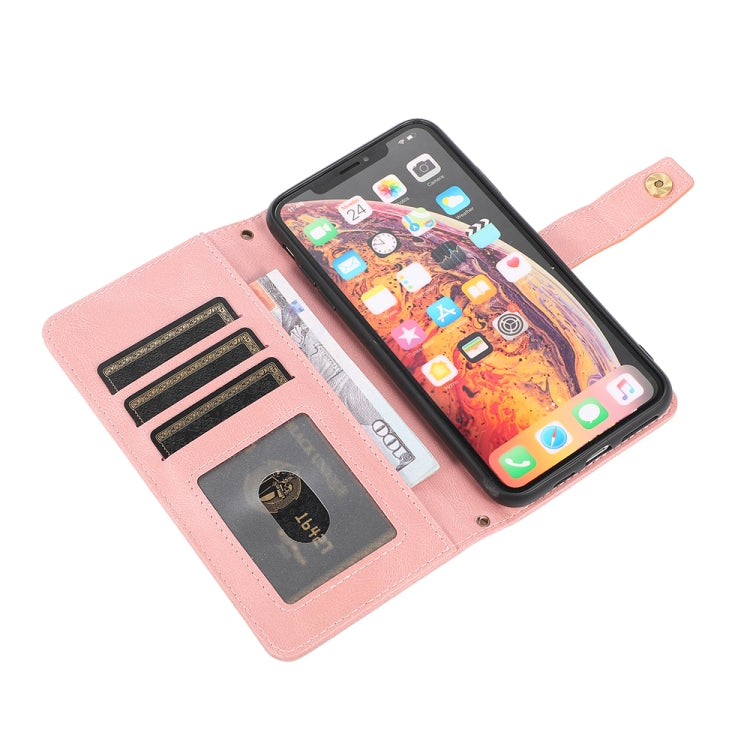 For iPhone XS Max PU + TPU Horizontal Flip Leather Case with Holder & Card Slot & Wallet & Lanyard